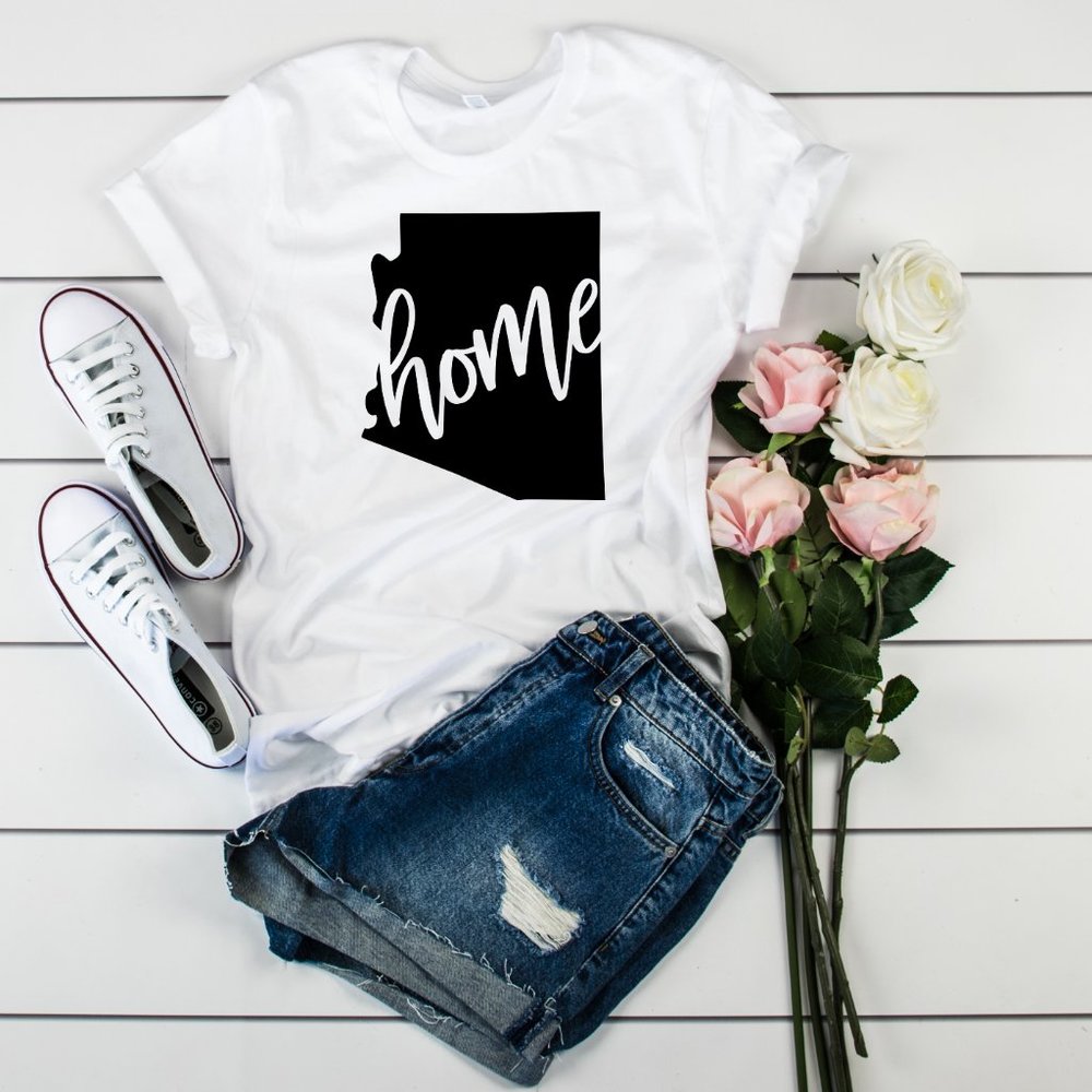 Arizona Graphic Design Tee Shirt State